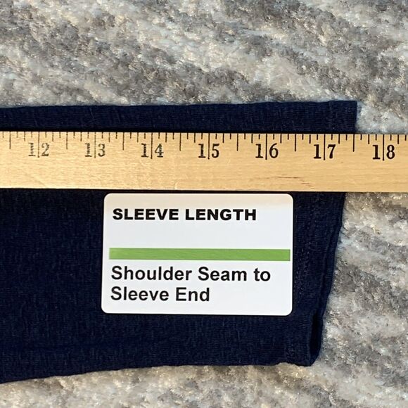 Chico's Shirt Women 1 (US M/8) Blue‎ Multicolor Print 3/4 Sleeve Linen C14 - Picture 12 of 12